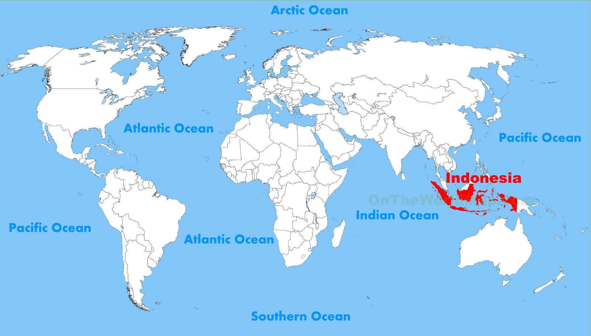 Indonesia World Map